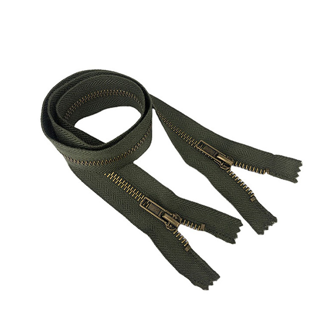 SPIFR #5 Metal Fire Retardant Two Open Way Zipper